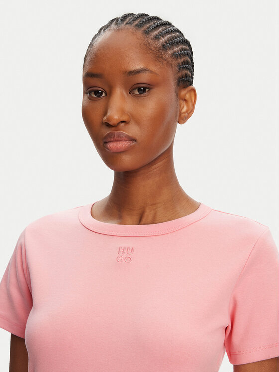 HUGO HUGO T-shirt Deloris 50512002 Rosso Regular Fit