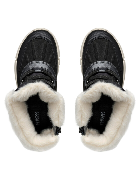 Geox Geox Čizme za snijeg J Flexyper Girl B Ab J46APA 0AU50 C9B1P S Crna