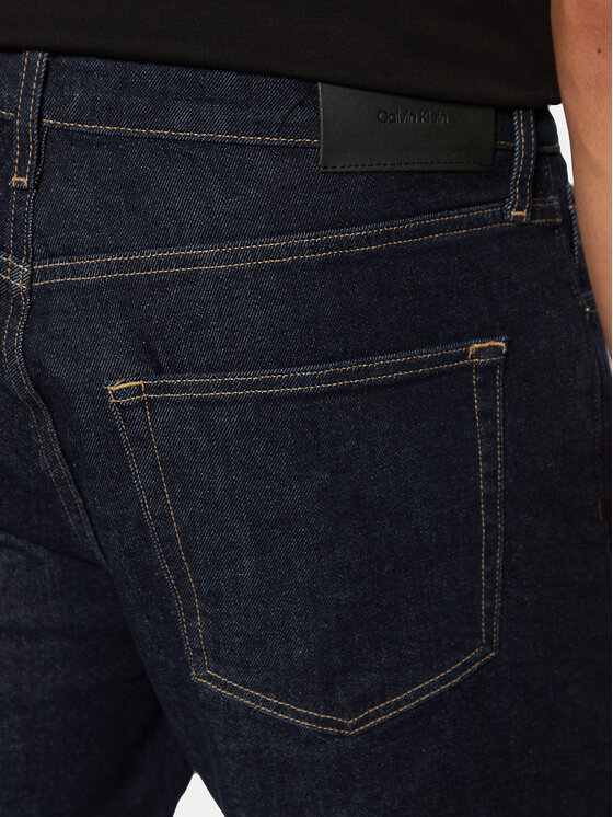 Calvin Klein Calvin Klein Дънки K10K113983 Тъмносин Tapered Fit