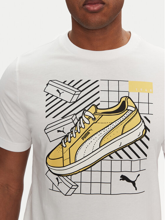 Puma Puma T-Shirt Sneaker 684830 Bílá Regular Fit