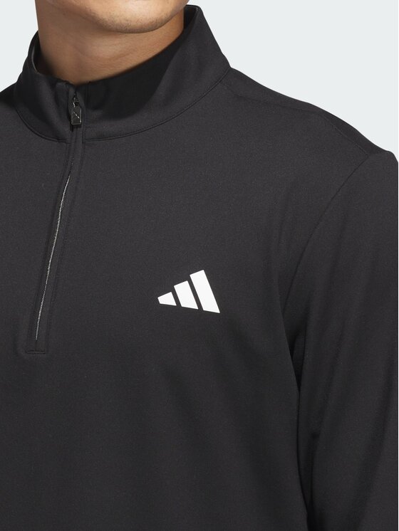 adidas adidas Bluza ULTIMATE365 CLASSIC QUARTER-ZIP Czarny Regular Fit