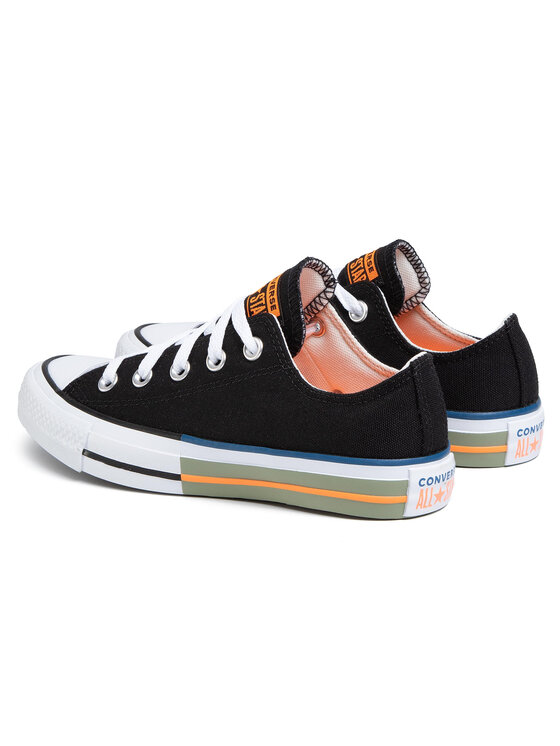 Converse Sneakers aus Stoff Ctas Ox 167636C Schwarz • Modivo.de