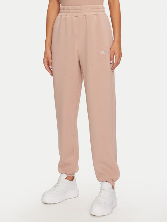 Guess Guess Jogginghose Cecilia V4BB13 K7UW2 Beige Regular Fit