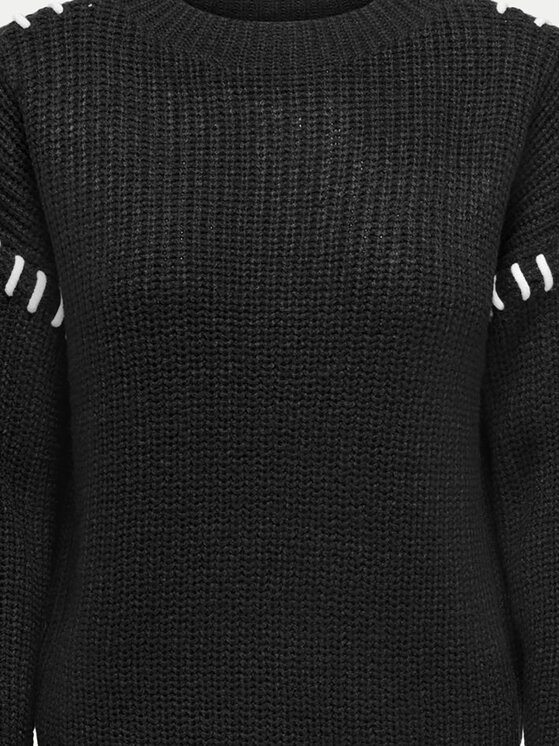 JDY JDY Пуловер Rosella 15329787 Черен Regular Fit