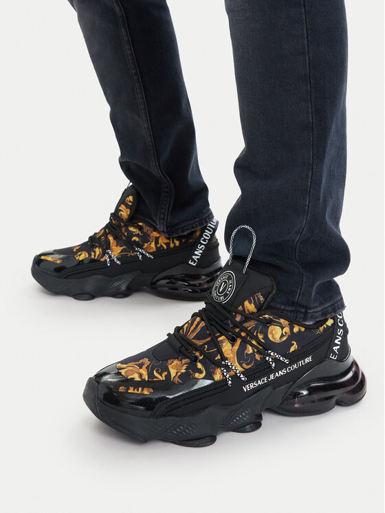Versace Jeans Couture Sneakers 79YA3SU2 ZSC94 G89 Negru