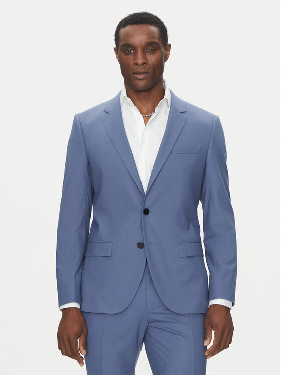 HUGO HUGO Garnitur Henry/Getlin232X 50530116 Niebieski Slim Fit