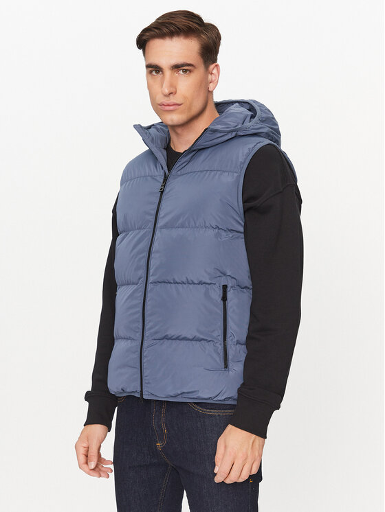 Geox Športová vesta Magnete M3628E T2965F 1737 Modrá Regular Fit