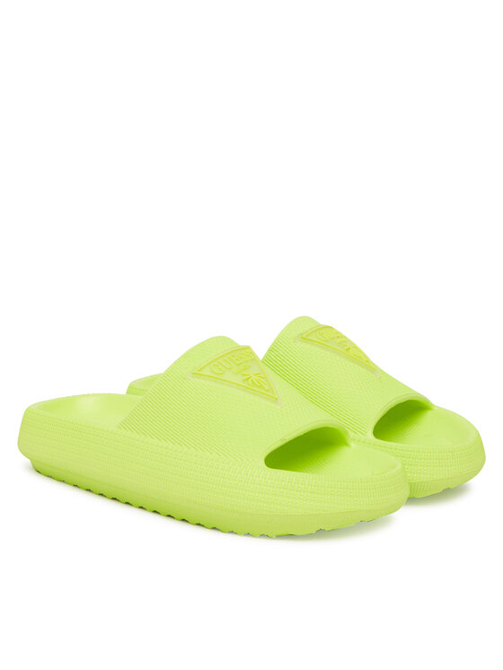 Guess Guess Klapki H6GZ02 WG5X0 Zielony jasny