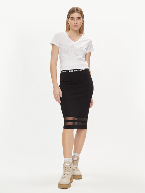 Liu Jo Liu Jo T-krekls MA4337 JS923 Écru Regular Fit