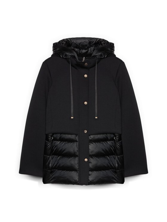 Fiorella Rubino Fiorella Rubino Giubbotto piumino F010T001442N033 Nero A-Line Fit