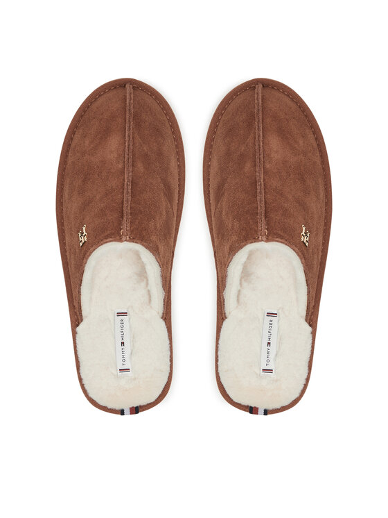 Tommy Hilfiger Tommy Hilfiger Papuci de casă FW0FW08396 Maro