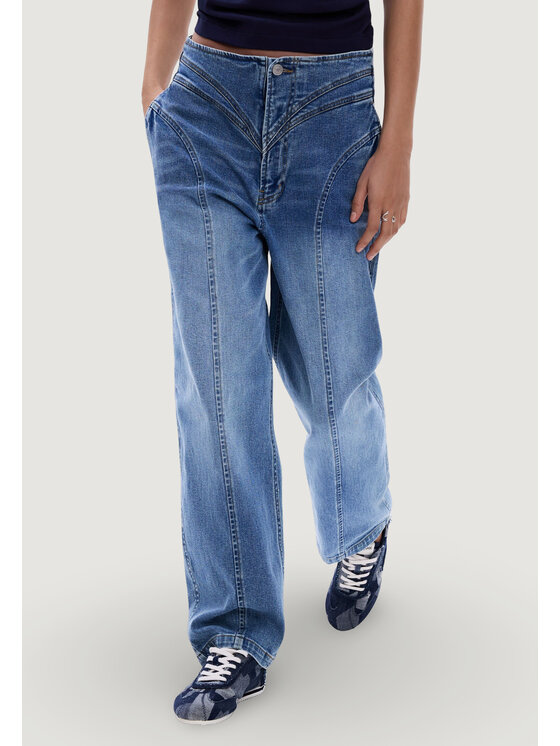 Desigual Desigual Τζιν DEGRAD Μπλε Casual Fit