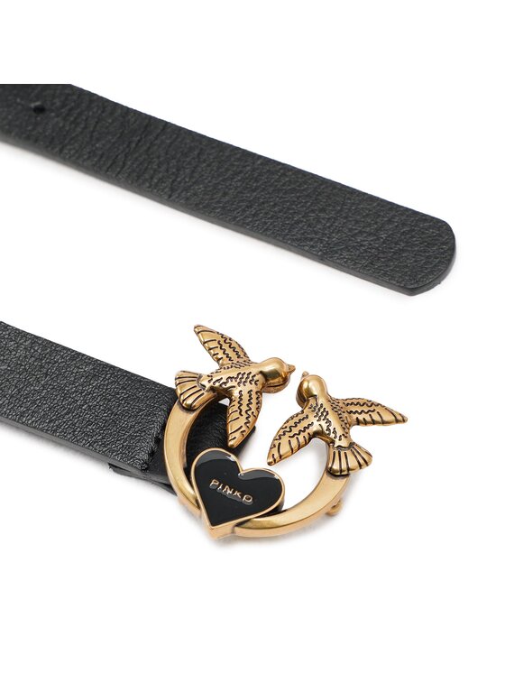 PINKO Pinko Dámský pásek Love Belt H2 20222 PLT01 1H2147.A089 Černá