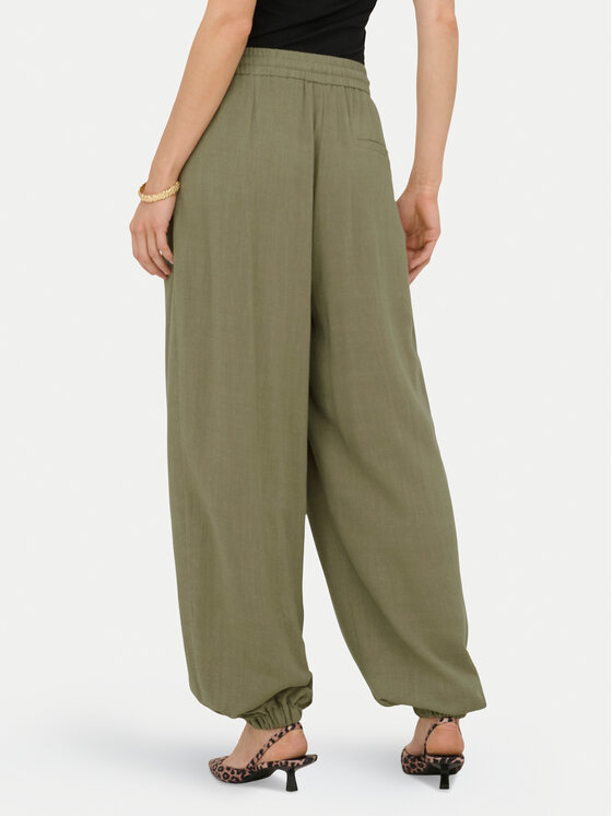 ONLY ONLY Pantaloni di tessuto Siesta 15373197 Cachi Regular Fit