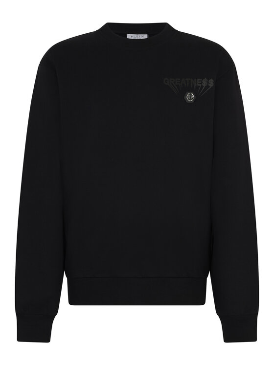 PHILIPP PLEIN PHILIPP PLEIN Bluza 25977 Czarny Regular Fit