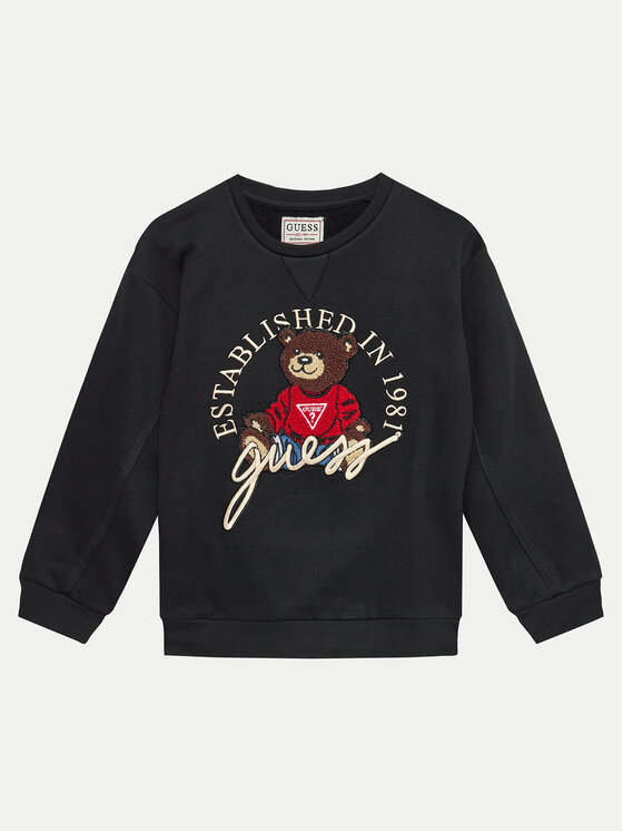 Guess Mikina H4BJ07 KAX73 Čierna Oversize