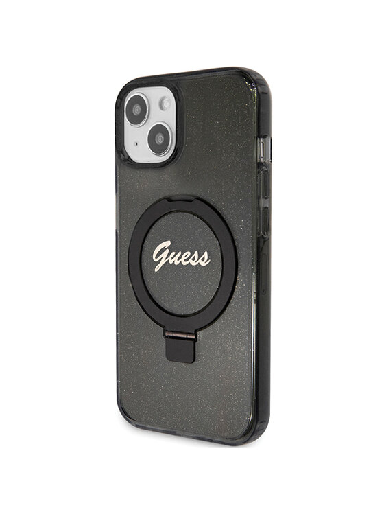 Guess Guess Etui na telefon iPhone 15 Plus Czarny