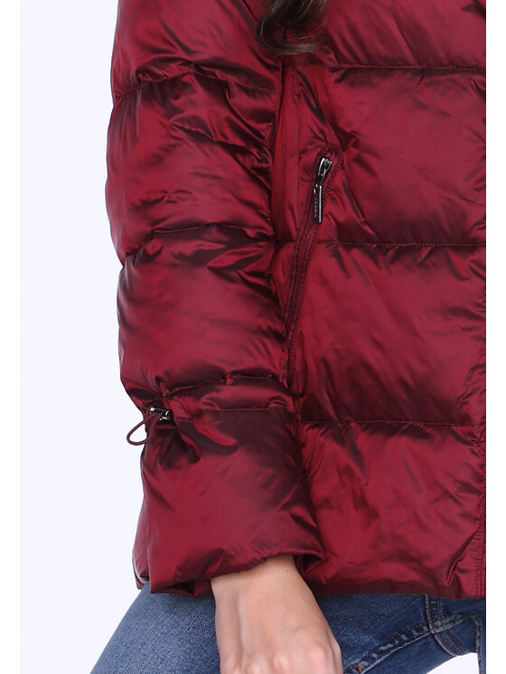 Perso Perso Dámská bunda BLH220043F Bordó Regular Fit