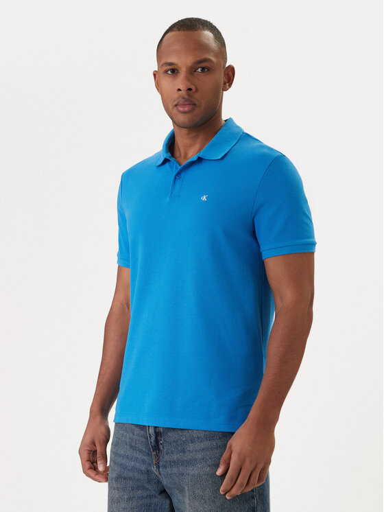 Calvin Klein Jeans Calvin Klein Jeans Polo marškinėliai LV040EM269 Žydra Regular Fit