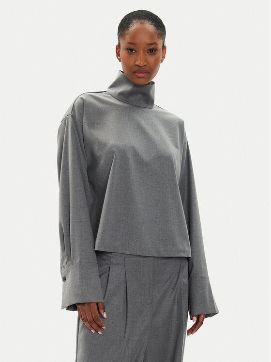 2NDDAY 2NDDAY Rollkragenpullover Francisca 2244126169 Grau Relaxed Fit