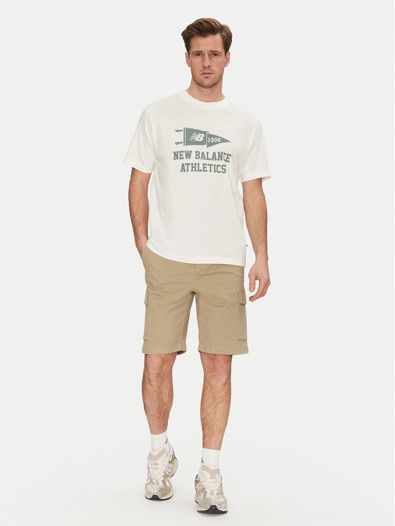 New Balance New Balance T-shirt MT51924 Bijela Relaxed Fit