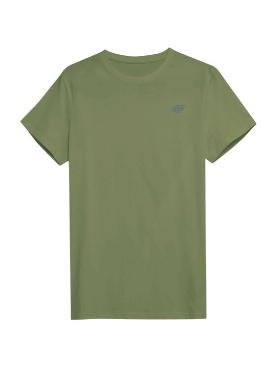 4F 4F T-shirt 4FWSS25TTSHM3096-44S Verde Regular Fit