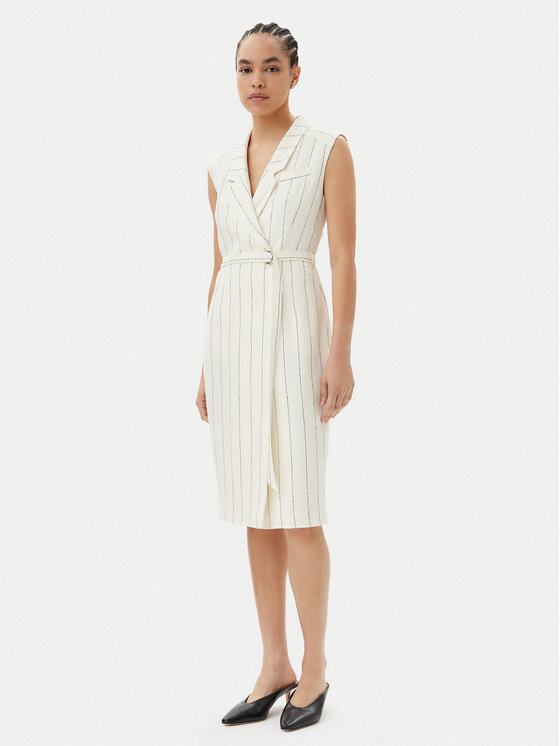 BOSS BOSS Ежедневна рокля Drupe 50540617 Бежов Relaxed Fit