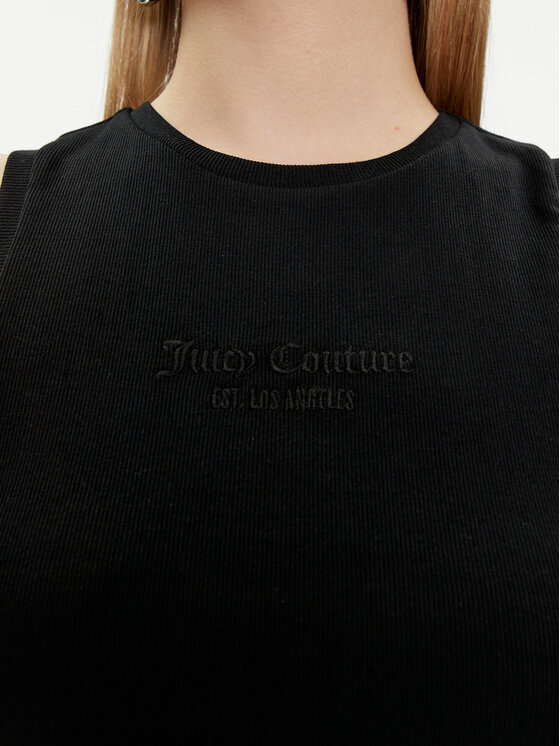 Juicy Couture Juicy Couture Топ Beckham JCBLV223811 Чорний Slim Fit