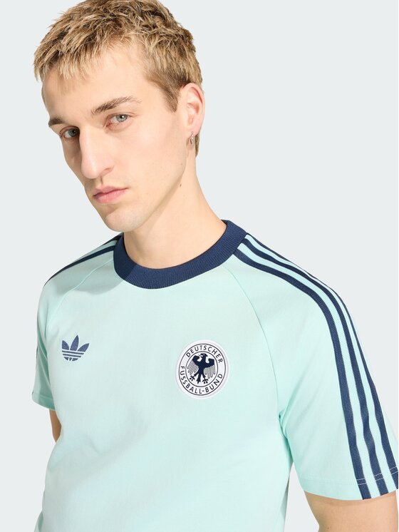 adidas adidas Koszulka techniczna 161699 Turkusowy Slim Fit