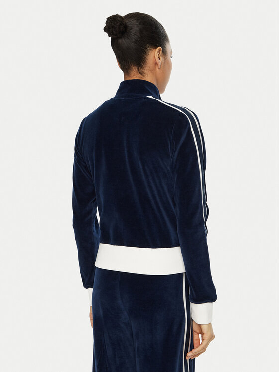 Tommy Jeans Tommy Jeans Суитшърт Velvet DW0DW20565 Тъмносин Slim Fit