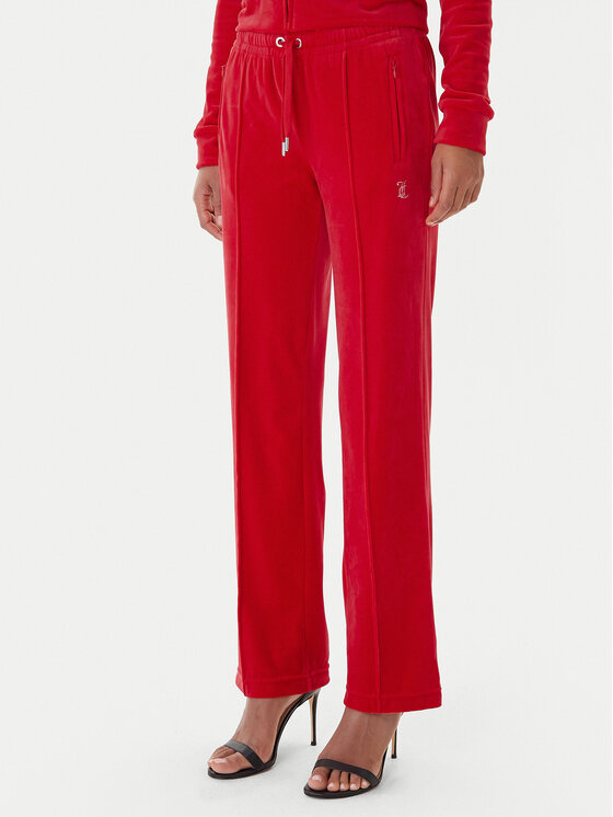 Juicy Couture Juicy Couture Teplákové kalhoty Tina JCWBJ225307 Červená Regular Fit