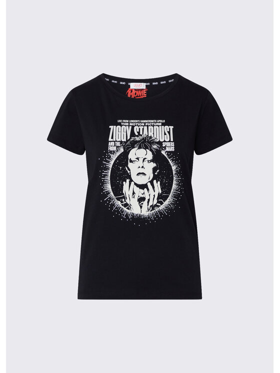 Liu Jo Liu Jo T-Shirt TF6252JS923L9264 Czarny Regular Fit
