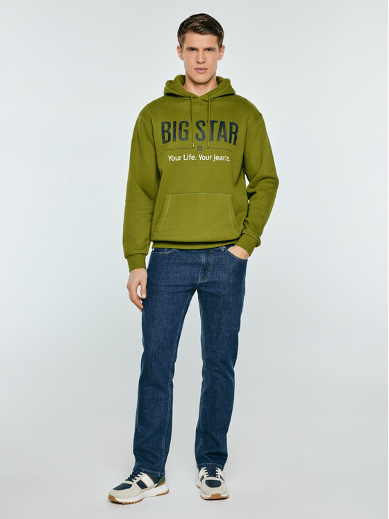 BIG STAR BIG STAR Bluza ASHLYNO Zielony Comfort Fit