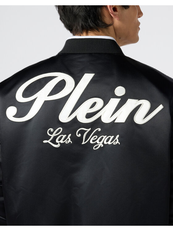 PHILIPP PLEIN PHILIPP PLEIN Kurtka bomber 29813 Czarny Regular Fit