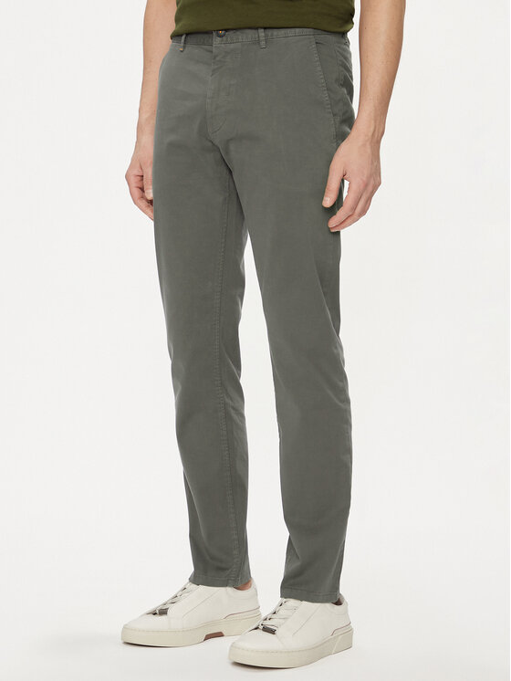 BOSS Boss Chino nohavice 50510933 Sivá Slim Fit
