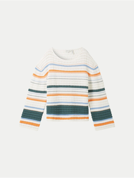 Tom Tailor Tom Tailor Sveter 1040352 Farebná Loose Fit
