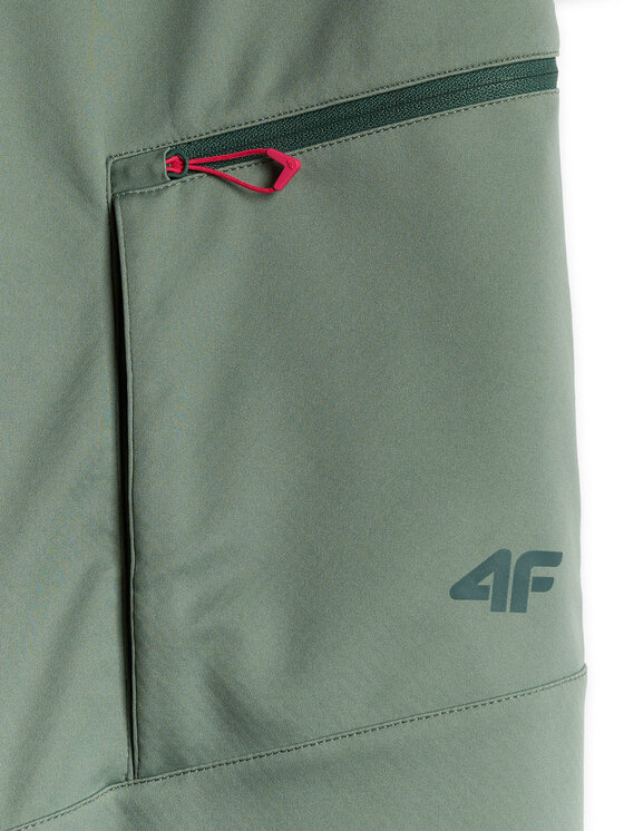 4F 4F Spodnie outdoor TREKKING Khaki Regular Fit