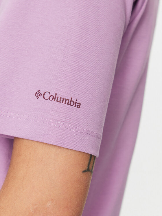 Columbia Columbia Koszulka techniczna North Cascades™ Relaxed Tee Fioletowy Regular Fit