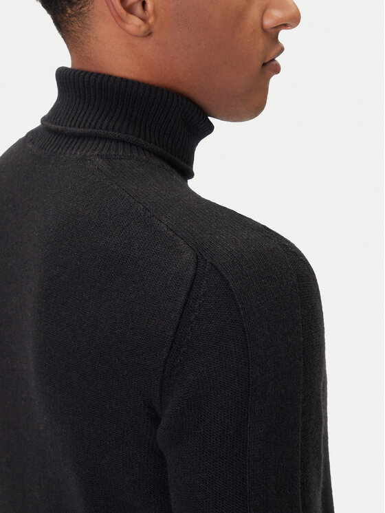 Aeronautica Militare Aeronautica Militare Rollkragenpullover 252MA1587UL00904 Schwarz Regular Fit
