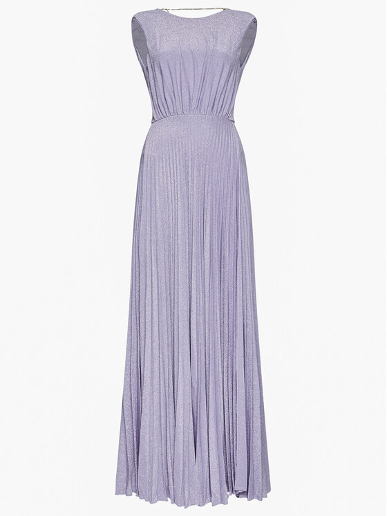 Elisabetta Franchi Elisabetta Franchi Večerné šaty AB-052-11E2-V560 Fialová Loose Fit