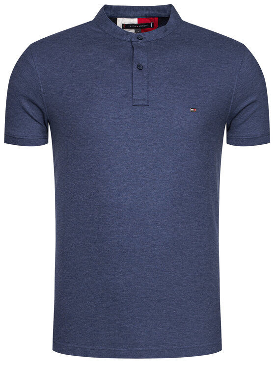 Tommy Hilfiger Polo Luxury MW0MW14141 Bleu marine Slim Fit