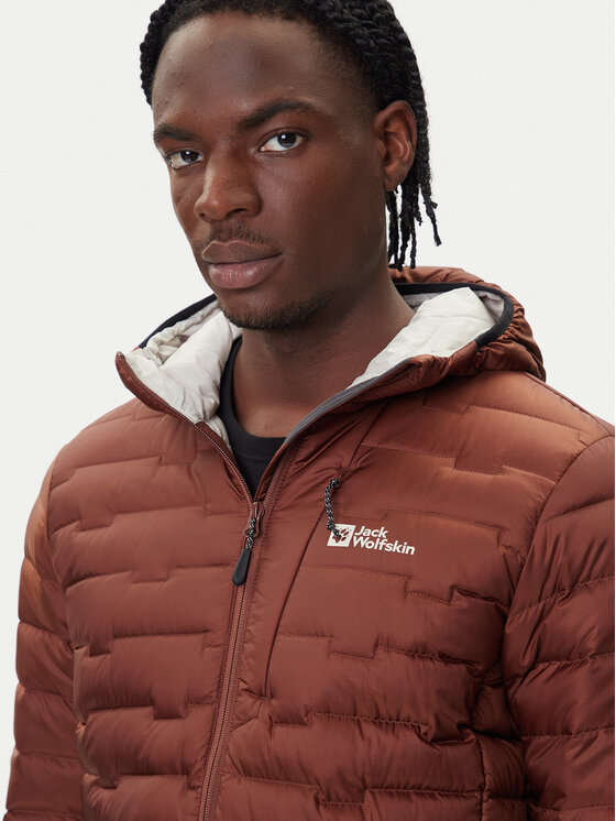 Jack Wolfskin Jack Wolfskin Giubbotto piumino Passamani A61831 Marrone Regular Fit