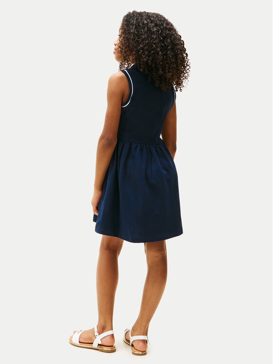 Tommy Hilfiger Tommy Hilfiger Φόρεμα καθημερινό KG0KG08486 Σκούρο μπλε Regular Fit