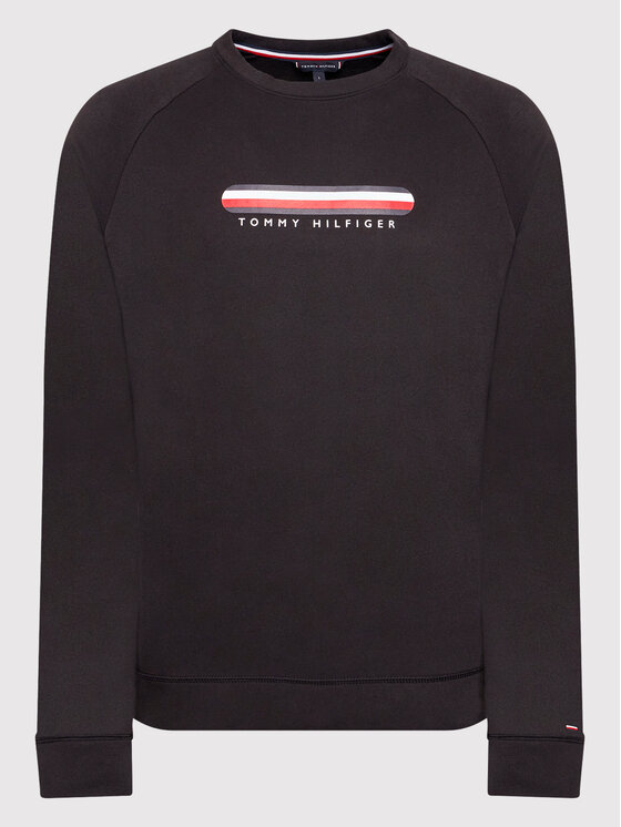 Tommy Hilfiger Tommy Hilfiger Bluza Track UM0UM02363 Czarny Regular Fit