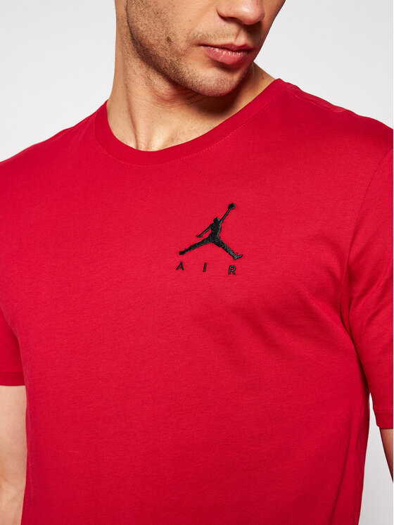 Nike Nike T-Shirt Jordan Jumpman AH5296 Czerwony Standard Fit