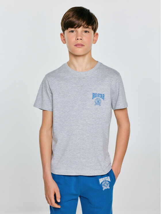 BIG STAR BIG STAR T-Shirt RAFER Szary Basic Fit
