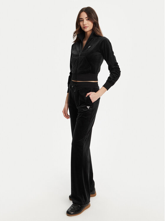 Guess Guess Mikina V3BQ22 K0232 Čierna Regular Fit