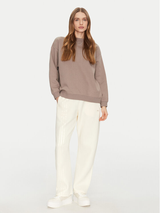 adidas adidas Pantaloni da tuta 3-Stripes Sweat JJ0943 Beige Loose Fit