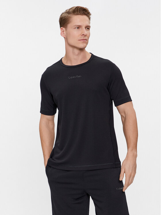 Calvin Klein Performance T-krekls 00GMS4K159 Melns Regular Fit