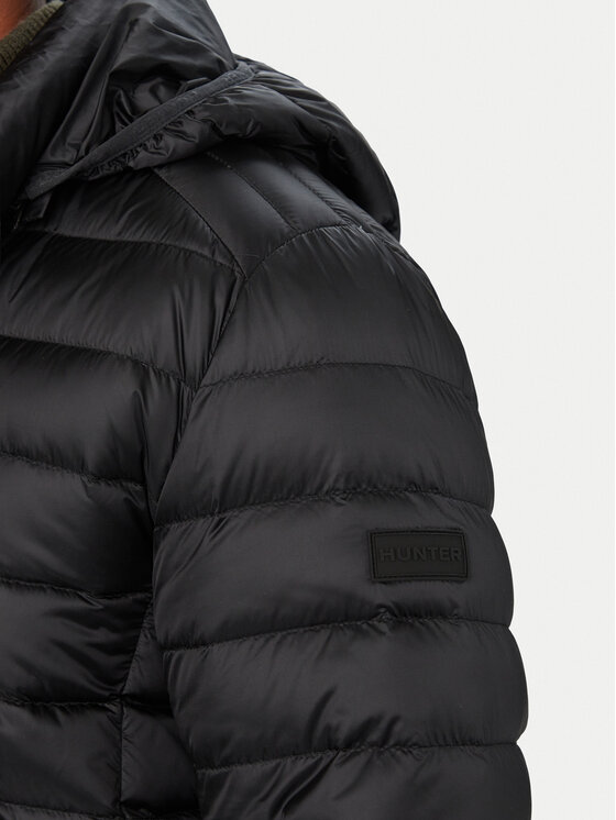 Hunter Hunter Μπουφάν πουπουλένιο 62KUMP1000 Μαύρο Regular Fit